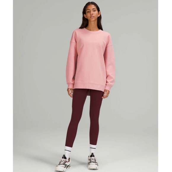 Lululemon Perfectly Oversized Crew in Pink Puff Size 12 - Picture 12 of 12